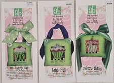 Amy Bruecken DESIGNS Set lotto 3 schemi punto croce cupcake sweets NUOVI