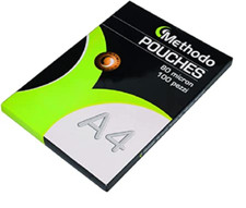 CF.100 POUCHES A4 21x30cm 80