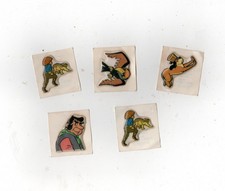 LOTTO  DI  5  ADESIVI  SAN  CARLO JUNIOR  SERIE  REMIGIO FILM  SENZA  FAMIGLIA