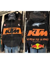 Retro ktm racing zipper washed - zipper,