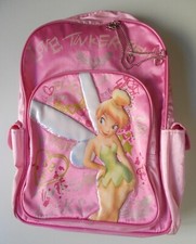 Zaino Scuola DISNEY fatina TRILLY rosa per bambina ottime condizioni cm 40x30x12