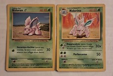 Card Pokèmon Set Base 2X Nidoran/Nidorino  anno 1999-2000 