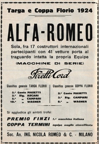 Pubbl 1924 alfa romeo - pubbl.1924, e