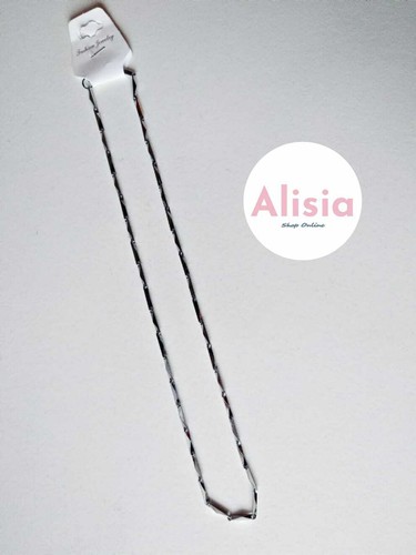 Collana uomo sottile piatta - da,