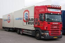 LKW Foto Scania R580 Kofferauflieger Niederlande rot TRANSTOLK HOLLAND IN #i6iw
