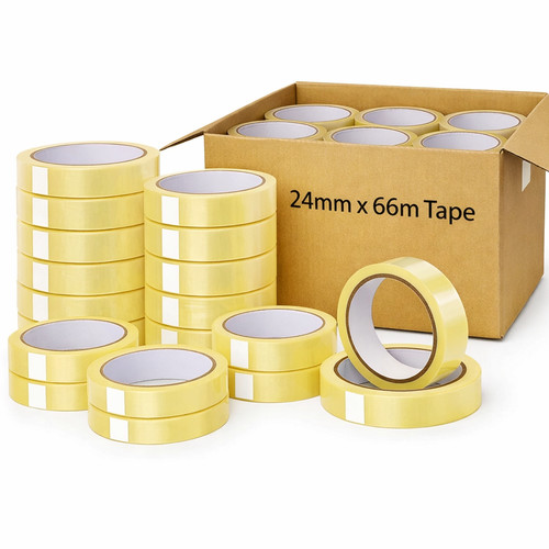 Nastro trasparente 24mm 66m - nastro,