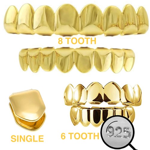 Grillz vero argento sterling - argento,