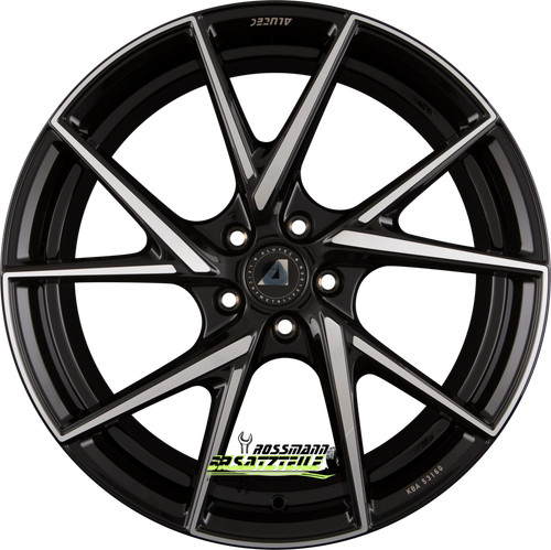 Cerchio alutec adx - cerchio, nero