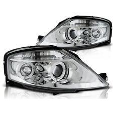 Fari Angel Eyes led cromato per Citroen C3 2002 al 2009