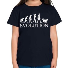 Belga Cane da Pastore Evolution Of Uomo Bambini T-Shirt Cane Regalo Walker Da