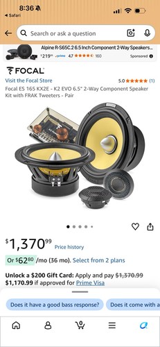 Focal power 165 kx2 - focal,