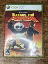 Kung Fu Panda (Xbox 360, 2008) disco pulito completo con manuale CIB, TESTATO!