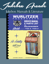 Wurlitzer 1700 & 1700HF Master Manuale di servizio e ricambi con installazione, funzionamento 