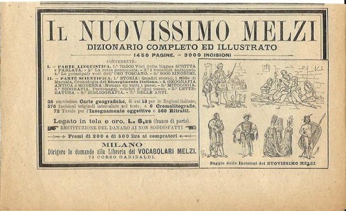 Stampa antica pubblicità - , il