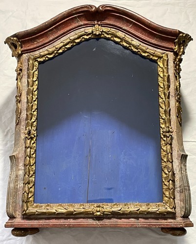 Antica vetrina santuario - antica, legno