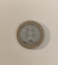 Moneta 1 Euro Slovensko doppia