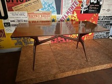 Tavolo In Legno Di Faggio Con Piano In Formica Vintage Design Anni '50