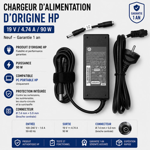 Chargeur origine hp - 🔌,