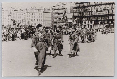 Cartolina goumiers parade - cartolina,