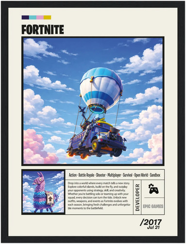 Fortnite battle bus - sky, drop