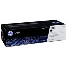 HP 106A Nero Cartuccia Toner Originale codice W1106A PER HP 107W - HP 135-HP 137