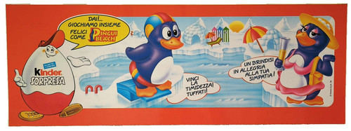 Cartone pubblicitario kinder - cartone,