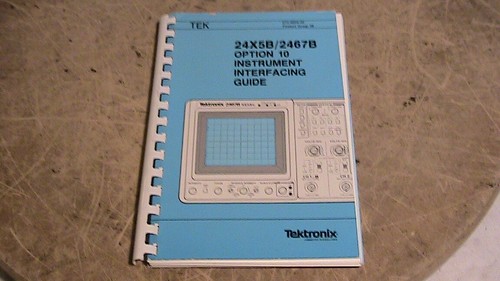 Manuale tektronix 24x5b 2467b - manuale,