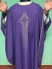 Casula sacerdotale liturgica Viola 75