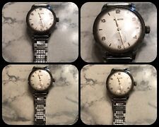 zenith  orologio da polso originale anni 50 quadrante bianco numeri oro 9468901