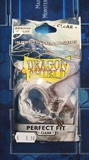 DRAGON SHIELD 100x STANDARD SLEEVES PERFECT FIT POKEMON MAGIC ONE PIECE