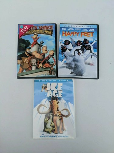 Lot kids dvds ice age - 3,