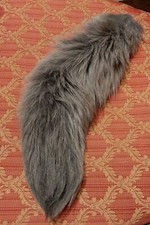  Coda di volpe Pelliccia vera Fox tail Real fur Fuchs Pelz
