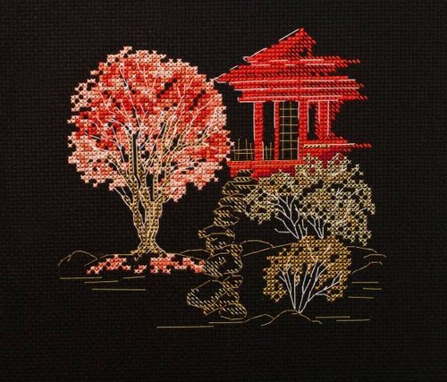 Kit punto croce japan - kit,