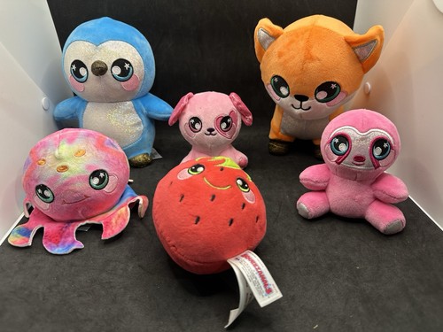 Peluche squeezamals lotto 6 - peluche, di