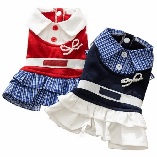 Vestito preppy cane gatto