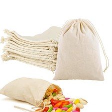 Leylve 12 Sacchetti di Cotone