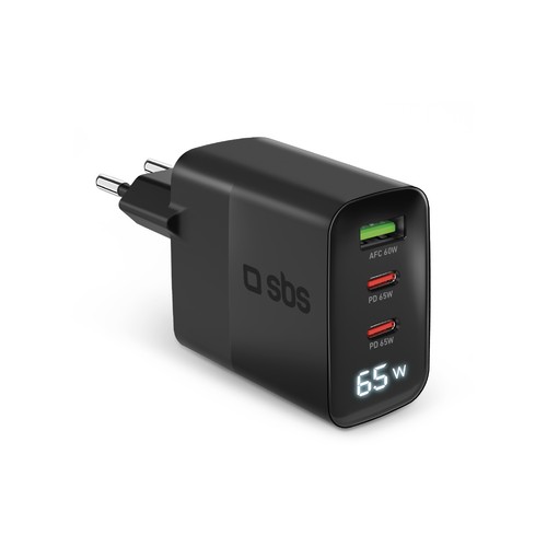 Caricabatterie 65w display - caricabatterie, 65w,