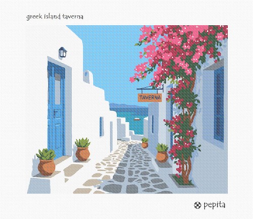 Kit punto ago tela taverna - punto,