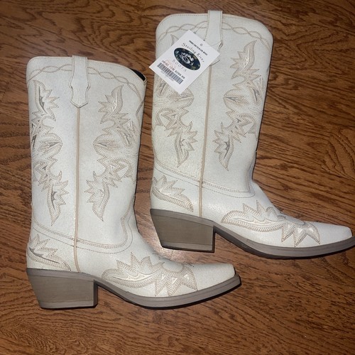 Stivali cowboy bianchi - da,