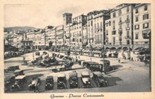 Cartolina Genova Piazza