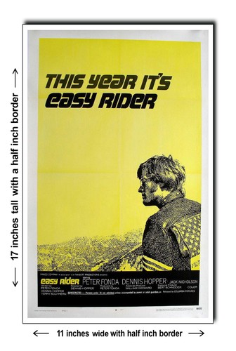 Poster easy rider 1969 11x17 - 1969,