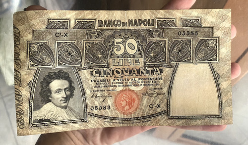 Banco napoli lire 13 - napoli,