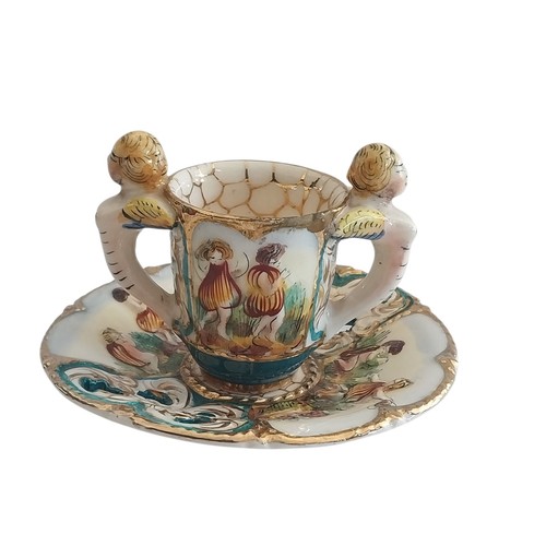 Vintage capodimonte oro dorato - vintage,