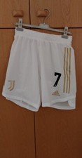 Pantaloncini Gara indossati Juve Cristiano Ronaldo CR7 2020/2021 certificati
