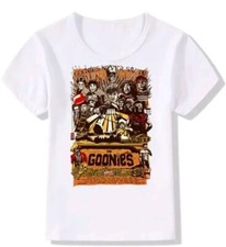 THE GOONIES T-SHIRT BAMBINI MAGLIETTA CULT MOVIE ABBIGLIAMENTO BABY