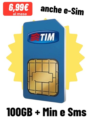 Sim con 100gb minuti - con, sms