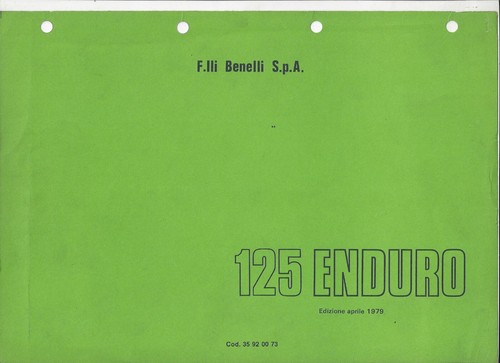 Benelli 125 enduro - 125, 2t