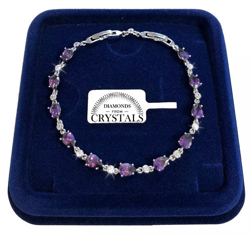 Bracciale tennis goccia - bracciale,