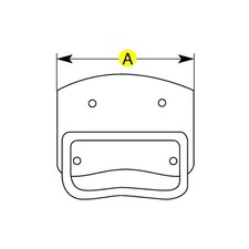 MANIGLIA AMERICANA BAULE CM  9