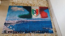 Bandiera Napoli Vesivio Erutta